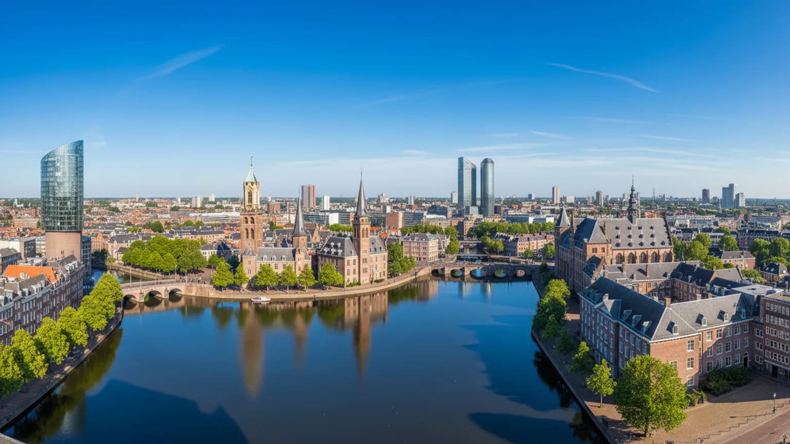Vue panoramique de The Hague