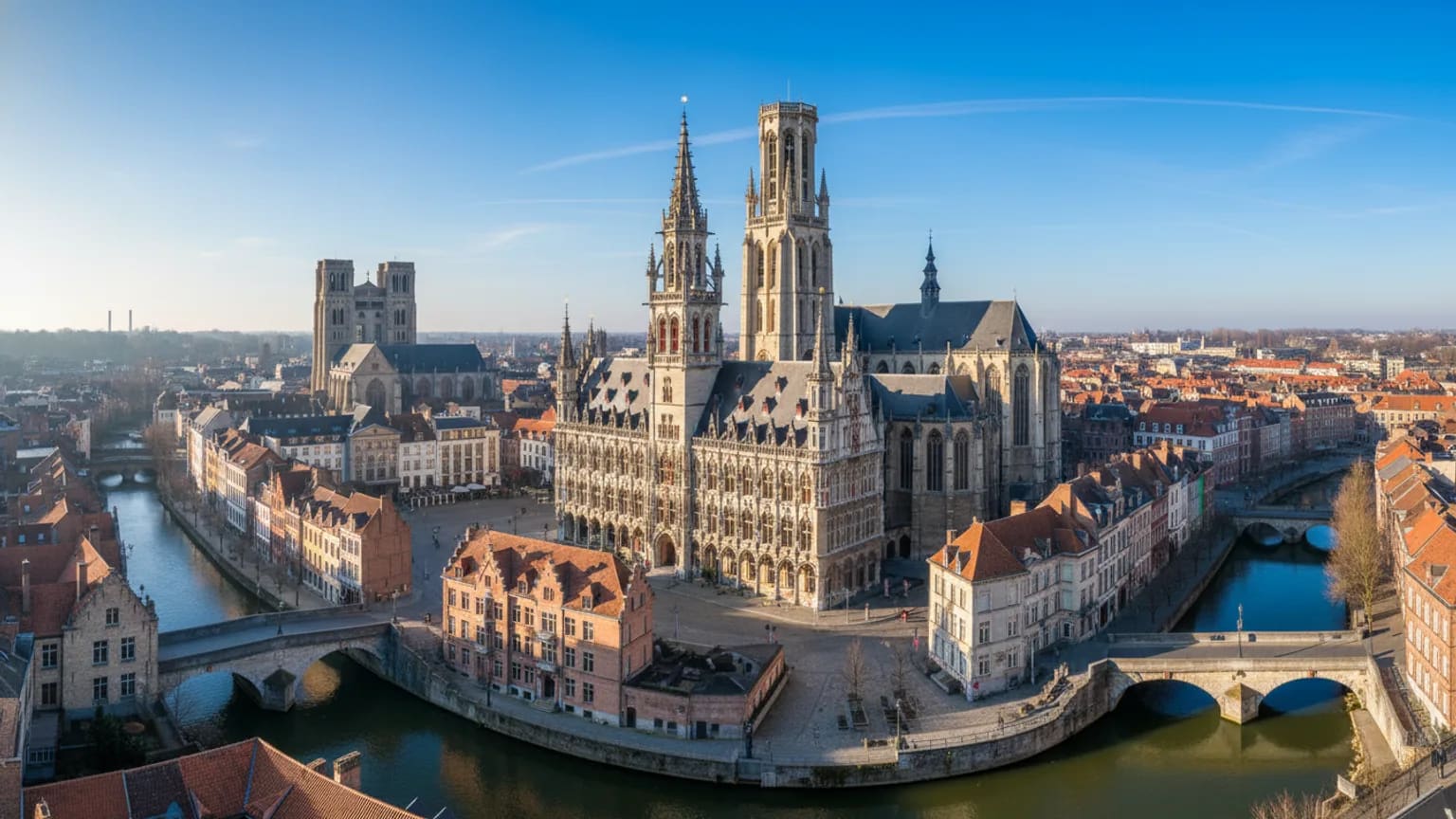 Vue panoramique de Leuven