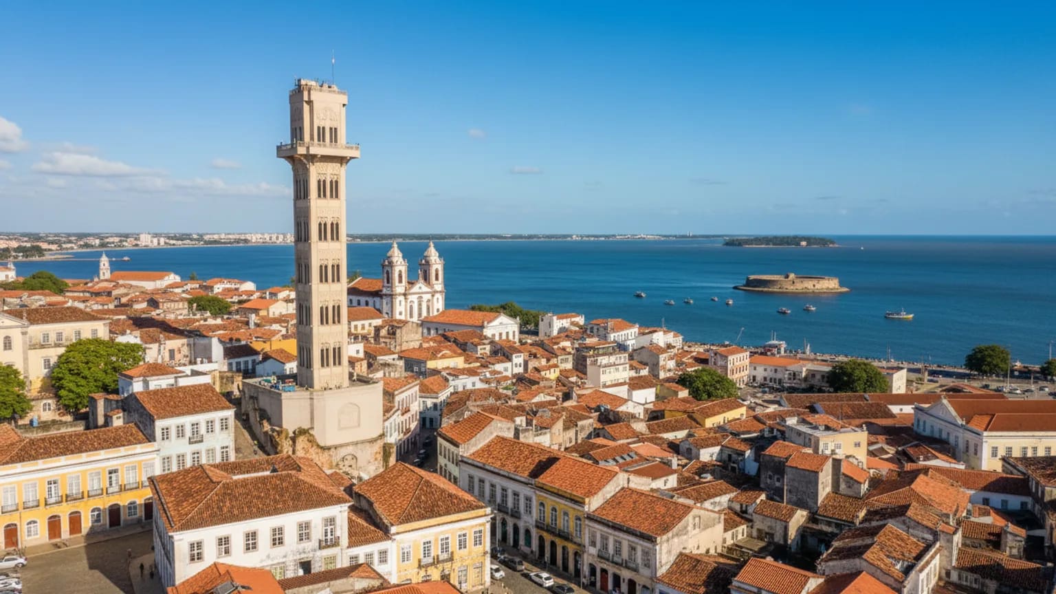 Vue panoramique de Salvador